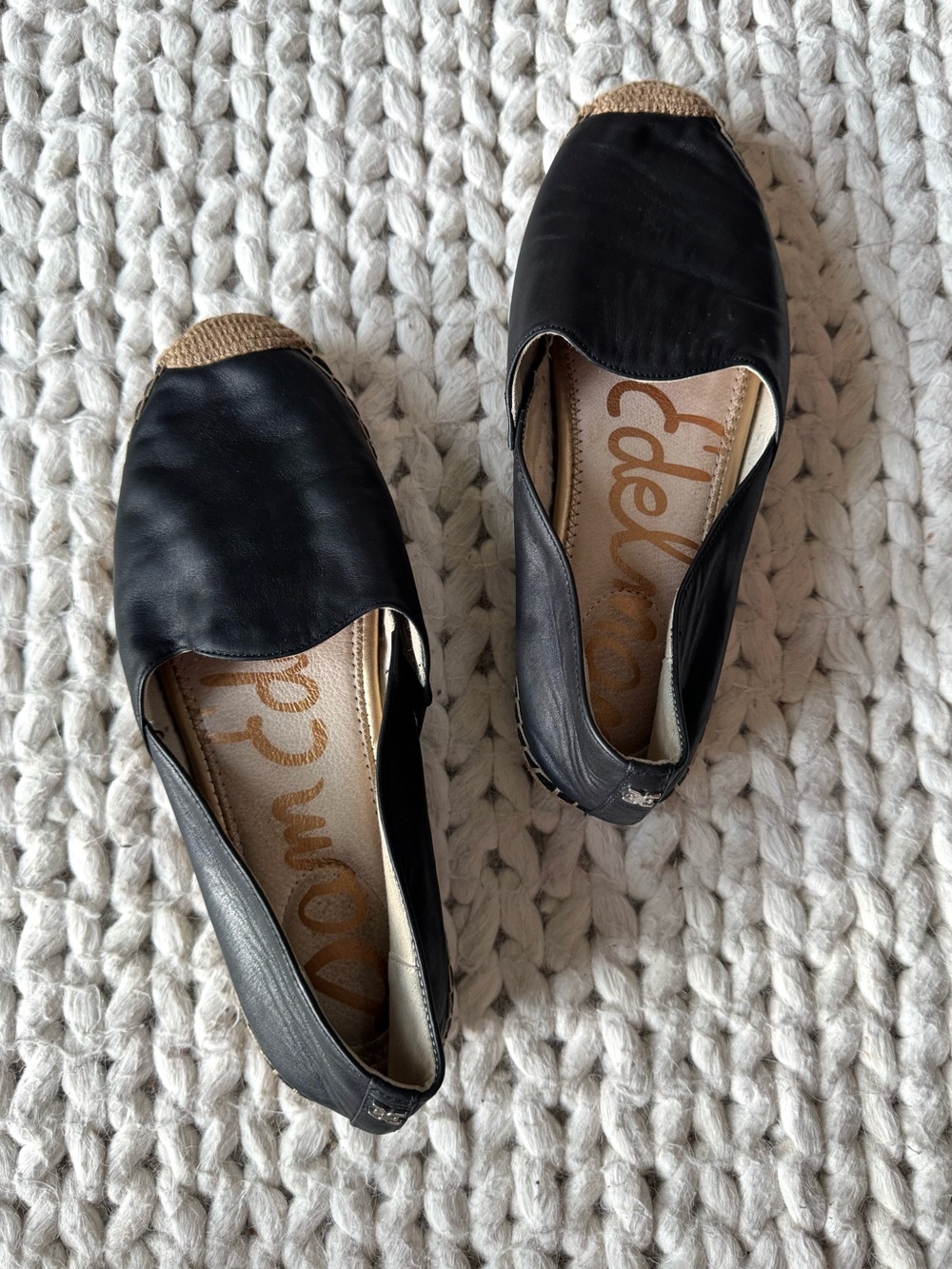 Sam Edelman Leather Kesia Espadrille Flats, size 8.5